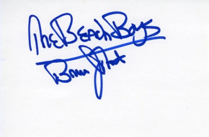 Bruce Johnston autograph