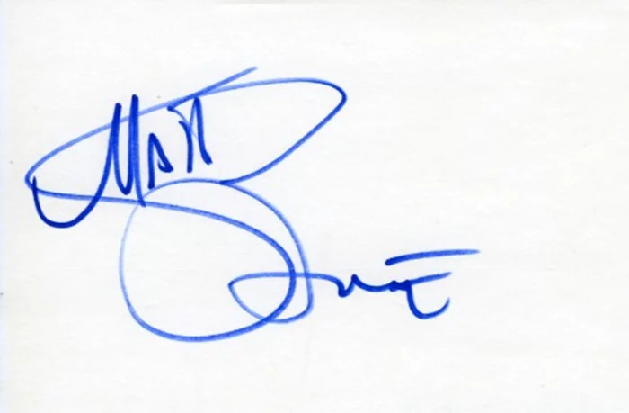 Matt Stone autograph