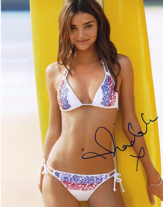 Miranda Kerr autograph