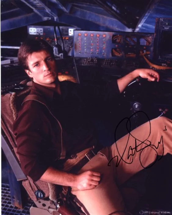 Nathan Fillion autograph