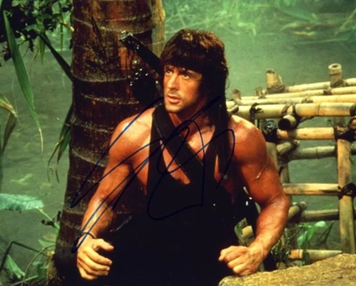 Sylvester Stallone autograph