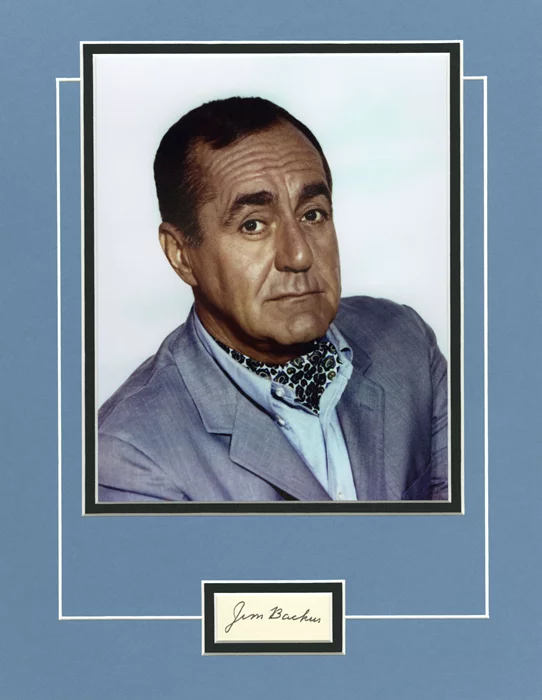 Jim Backus autograph