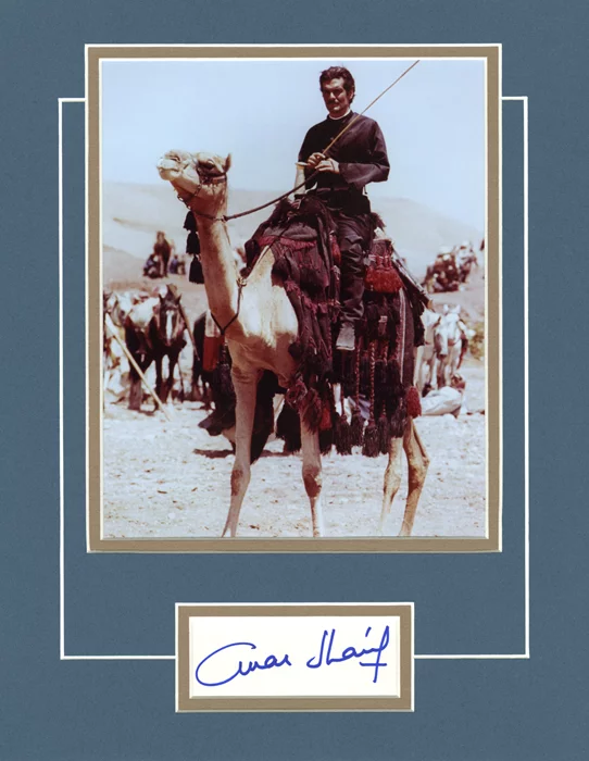 Omar Sharif autograph
