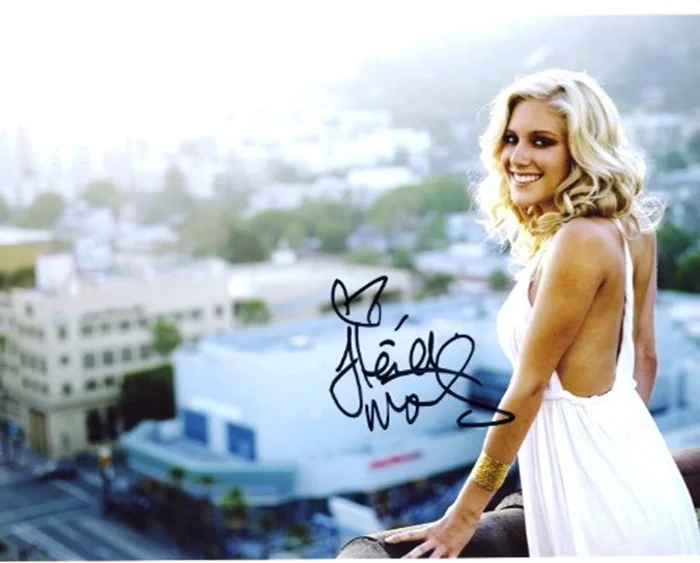 Heidi Montag autograph