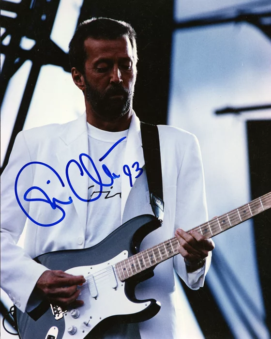 Eric Clapton autograph
