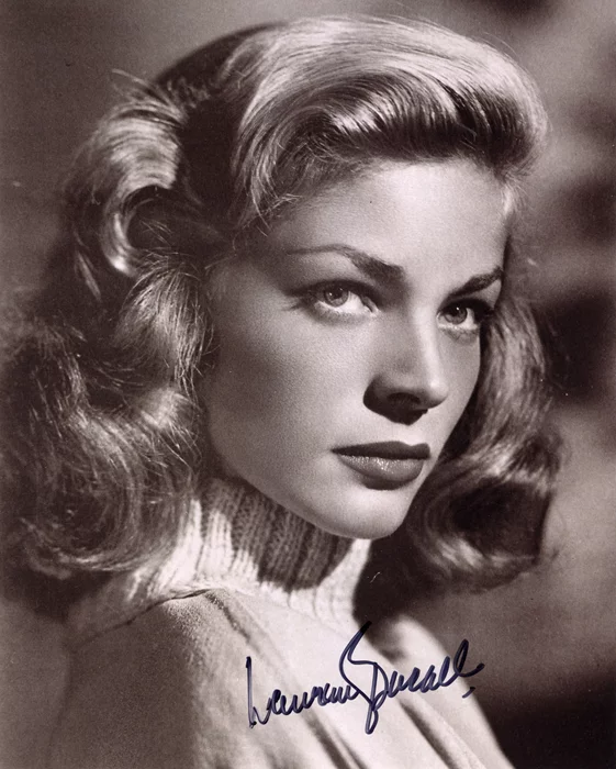 Lauren Bacall autograph