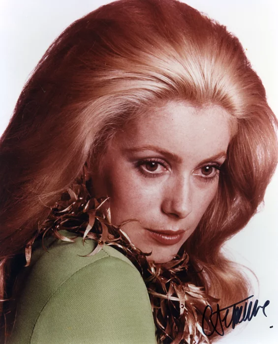 Catherine Deneuve autograph