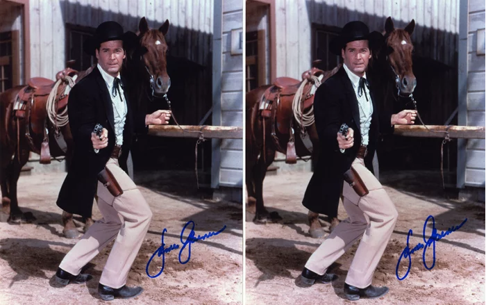 James Garner autograph
