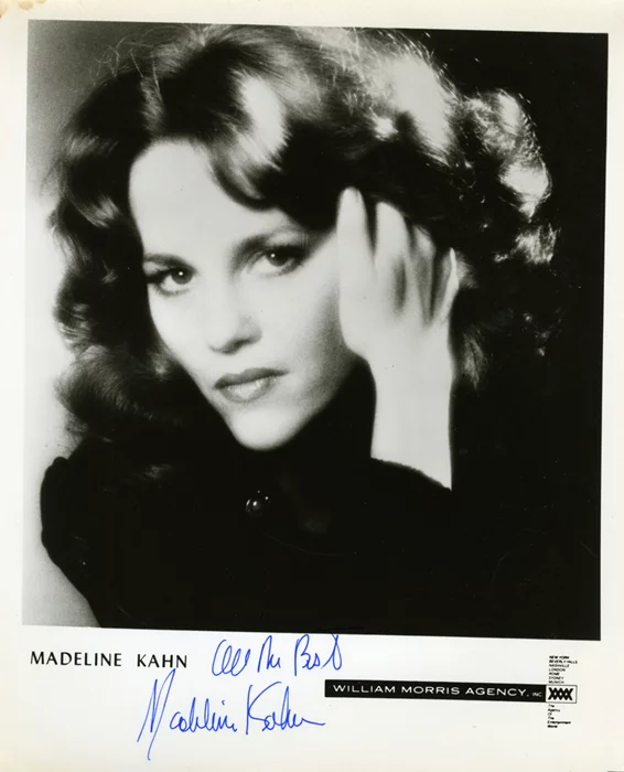 Madeline Kahn autograph