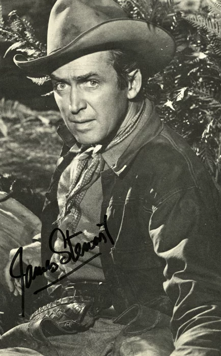 James Stewart autograph