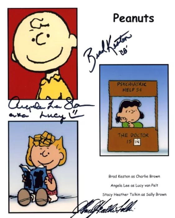 Peanuts autograph