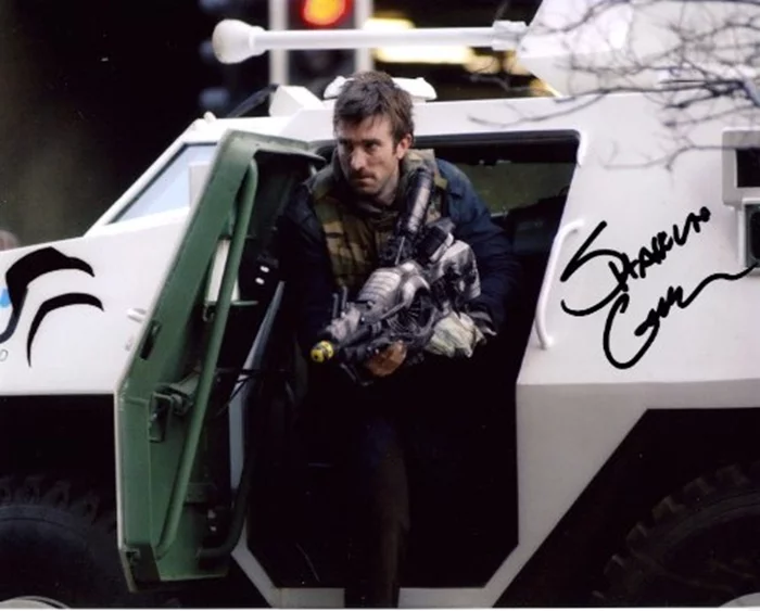 Sharlto Copley autograph