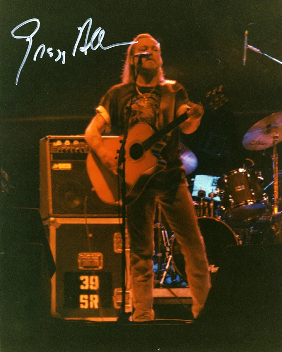 Gregg Allman autograph
