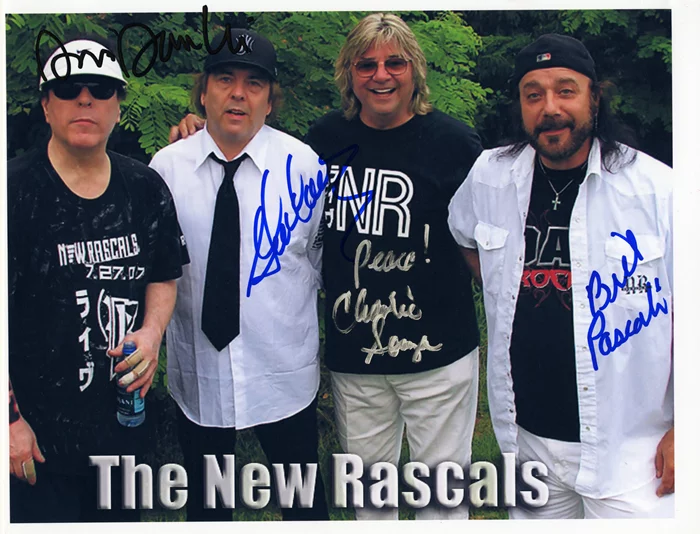 The New Rascals autograph