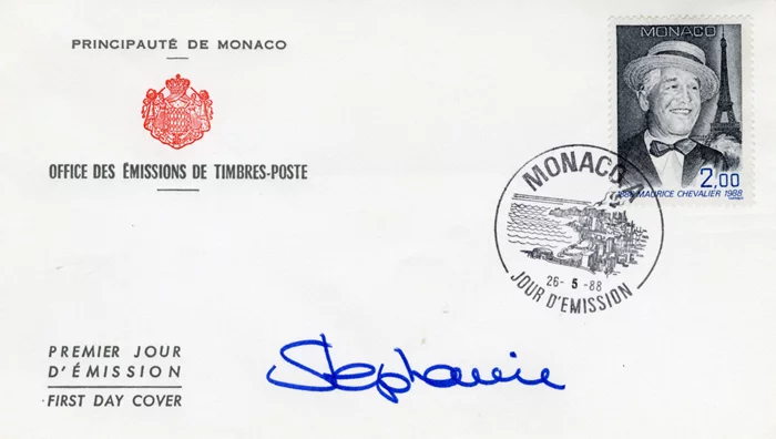Princess Stephanie of Monaco autograph