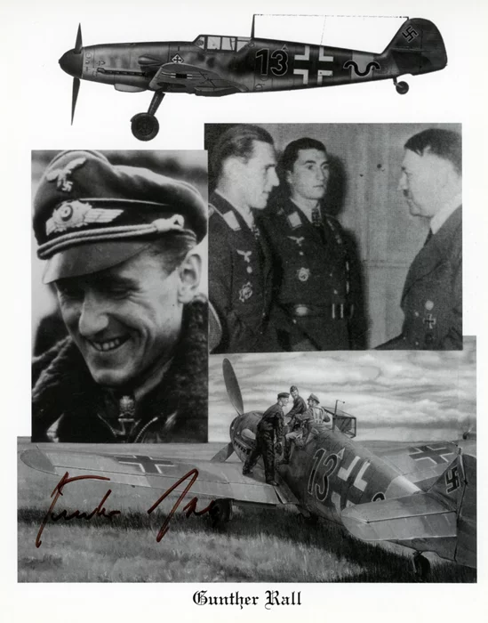Gunther Rall autograph