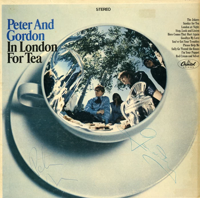 Peter and Gordon autograph