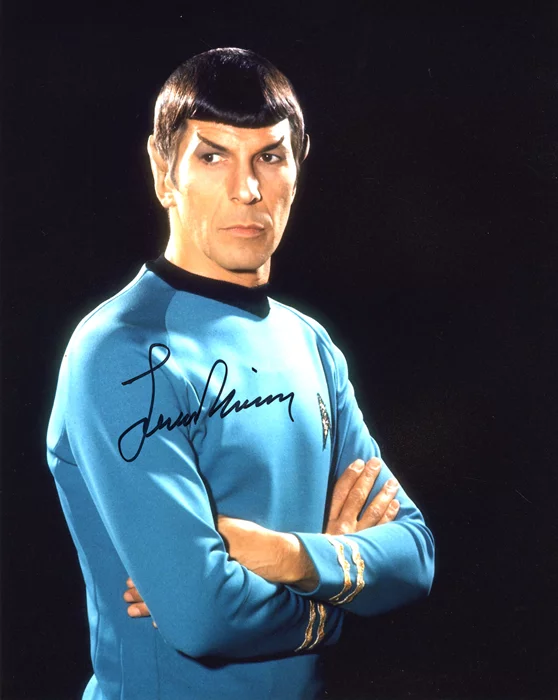 Leonard Nimoy autograph