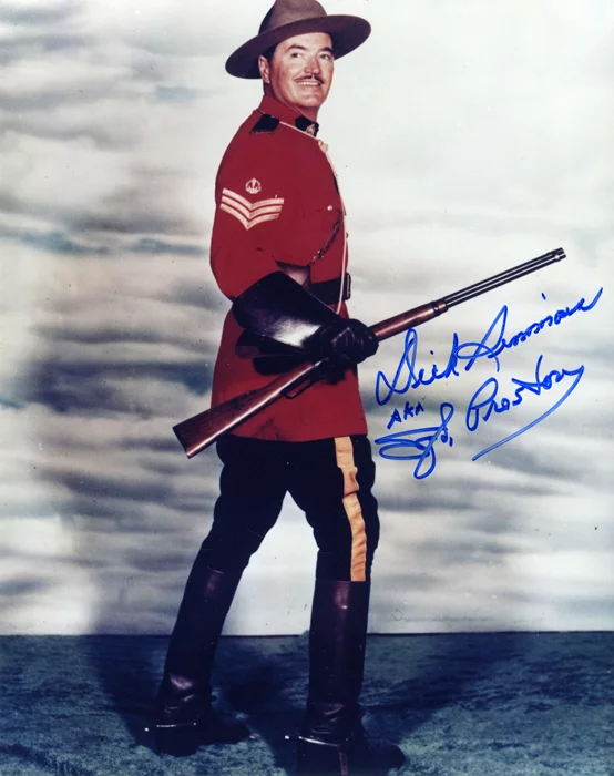 Dick Simmons autograph