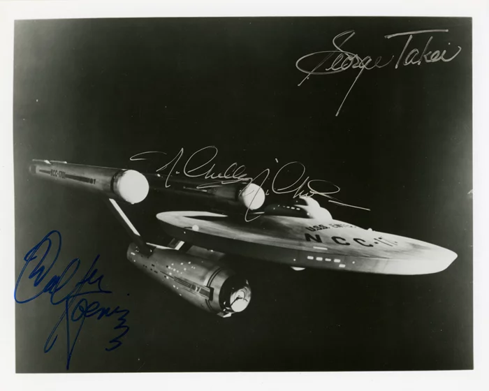 Star Trek autograph