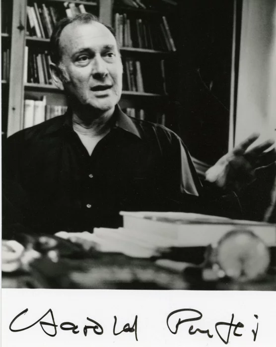Harold Pinter autograph