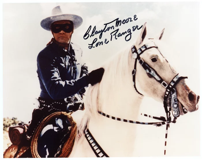 Clayton Moore autograph