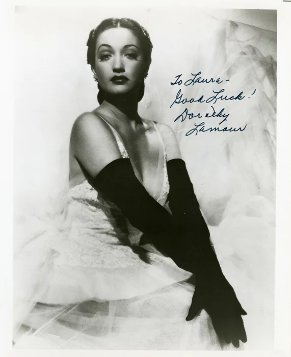 Dorothy Lamour autograph