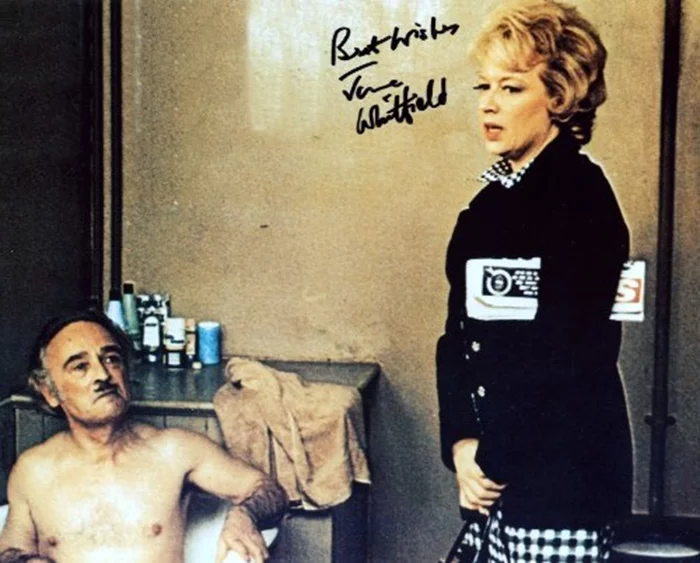 June Whitfield autograph