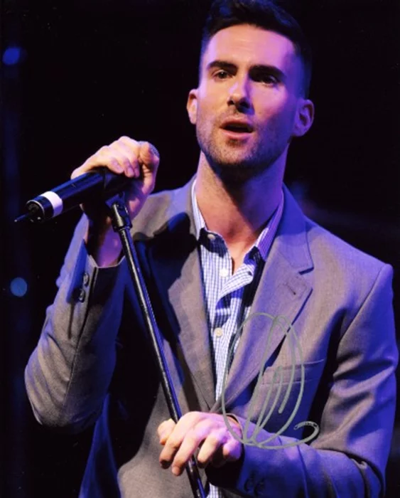 Adam Levine autograph