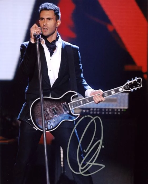 Adam Levine autograph