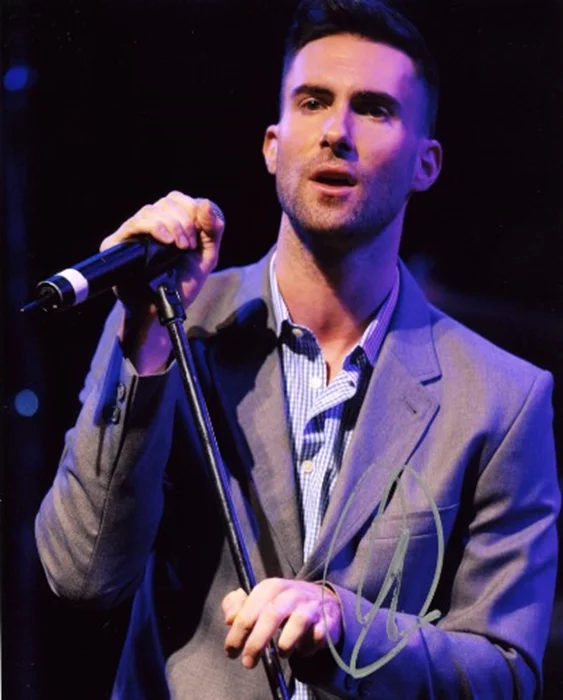 Adam Levine autograph