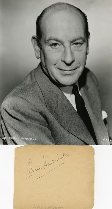 Cedric Hardwicke autograph