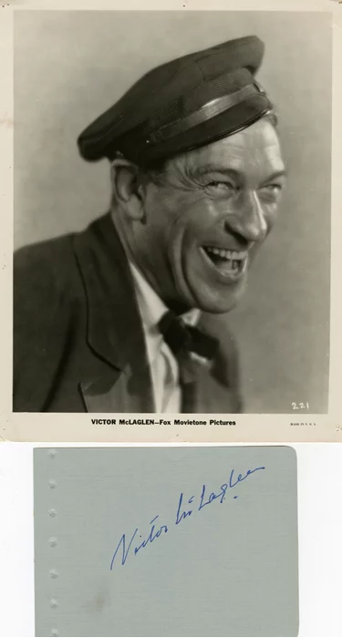 Victor McLaglen autograph