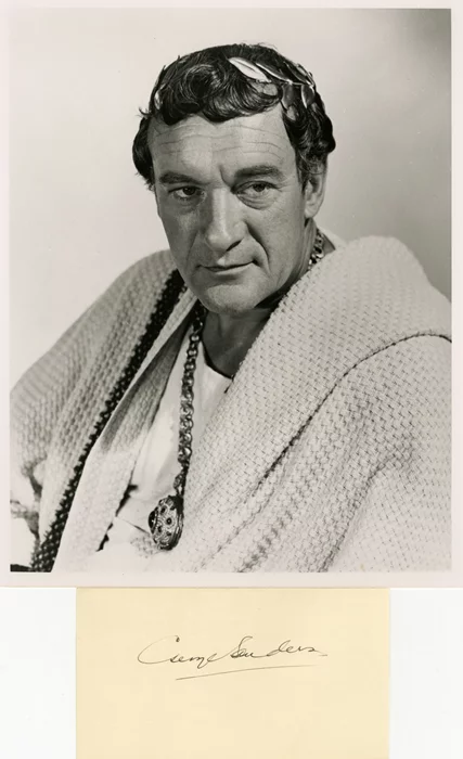 George Sanders autograph