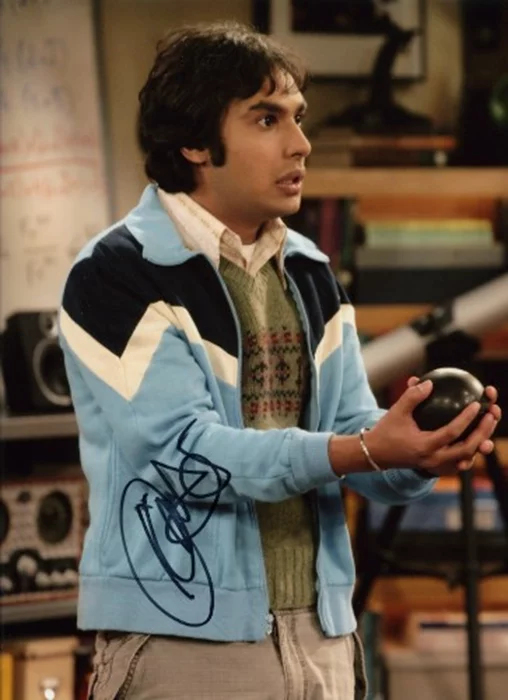 Kunal Nayyar autograph