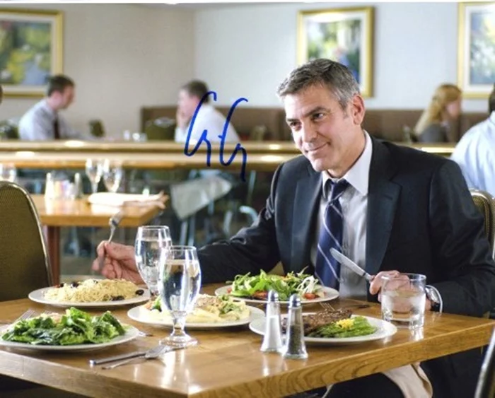 George Clooney autograph