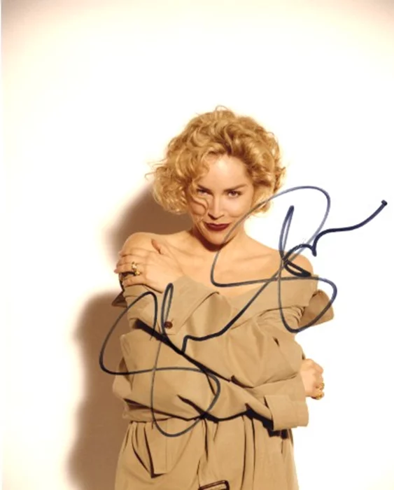 Sharon Stone autograph