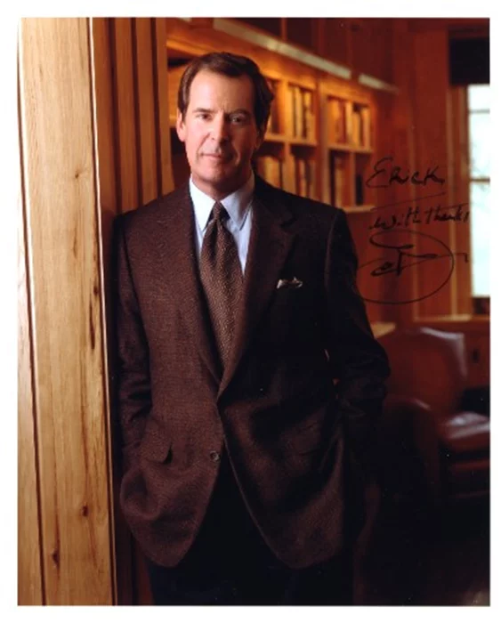 Peter Jennings autograph