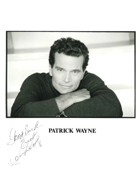 Patrick Wayne autograph