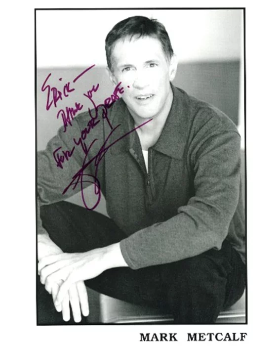 Mark Metcalf autograph