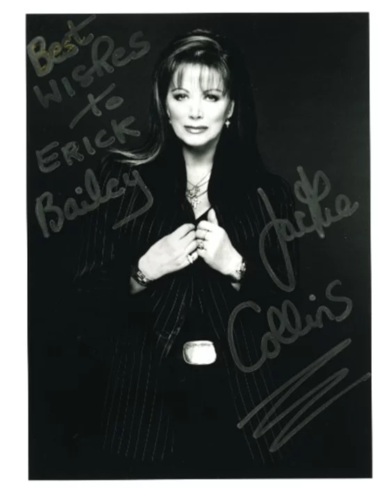 Jackie Collins autograph