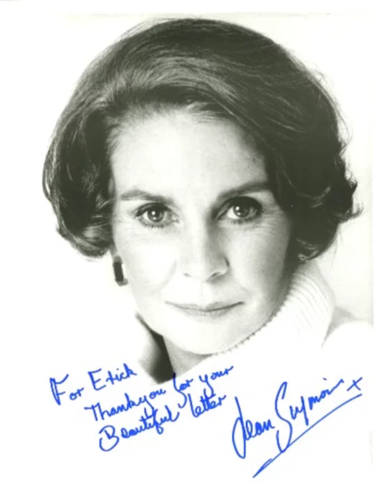 Jean Simmons autograph