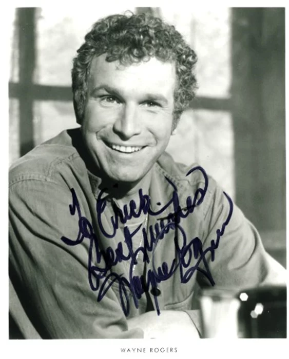 Wayne Rogers autograph