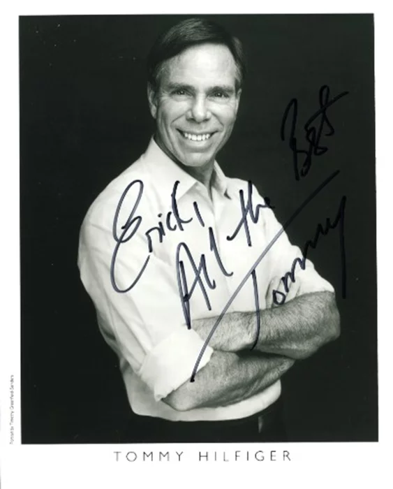 Tommy Hilfiger autograph