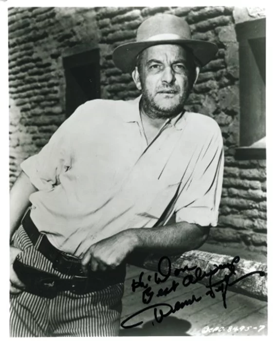 Denver Pyle autograph