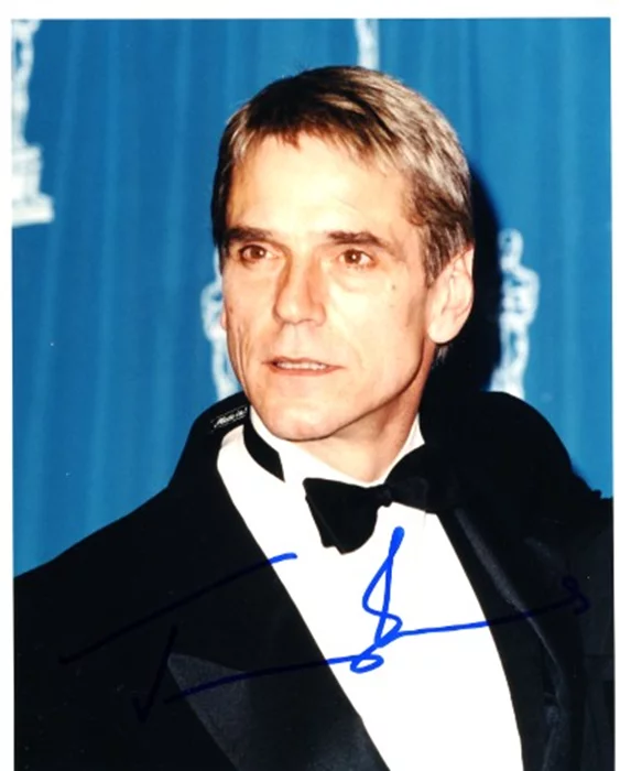 Jeremy Irons autograph