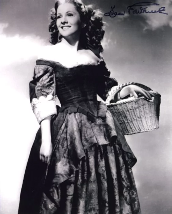 Joan Fontaine autograph