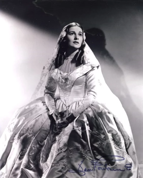 Joan Fontaine autograph