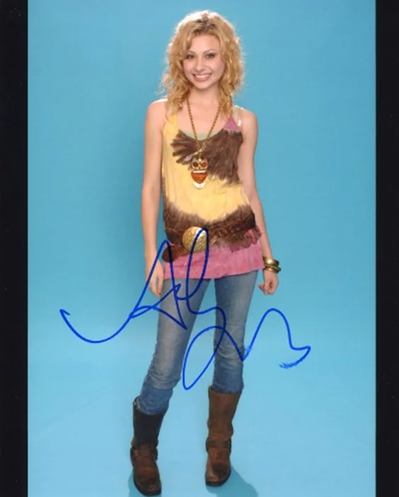 Aly Michalka autograph