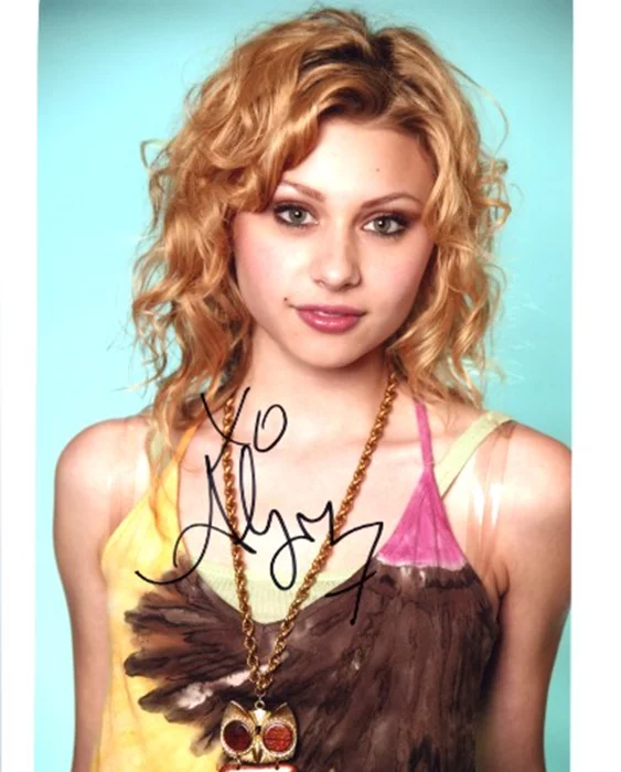 Aly Michalka autograph